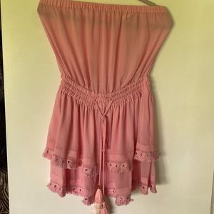 Brand NEW with tags Ramey Brook strapless pink Shiloh dress in small - seashell